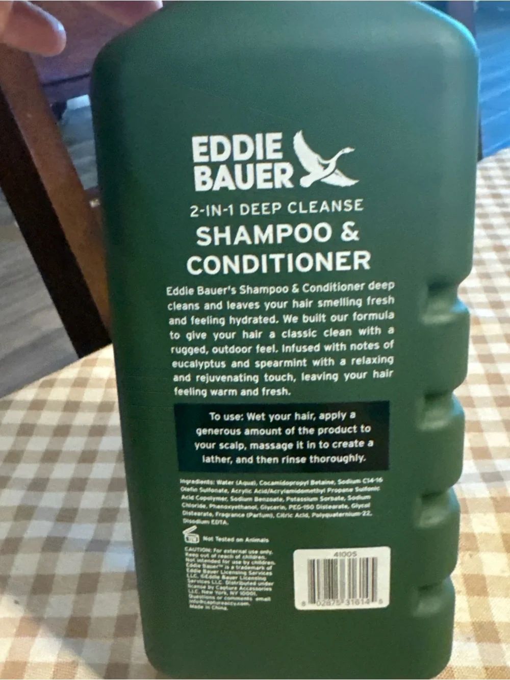 Eddie Bauer 2-in-1 Shampoo & Conditioner - Green